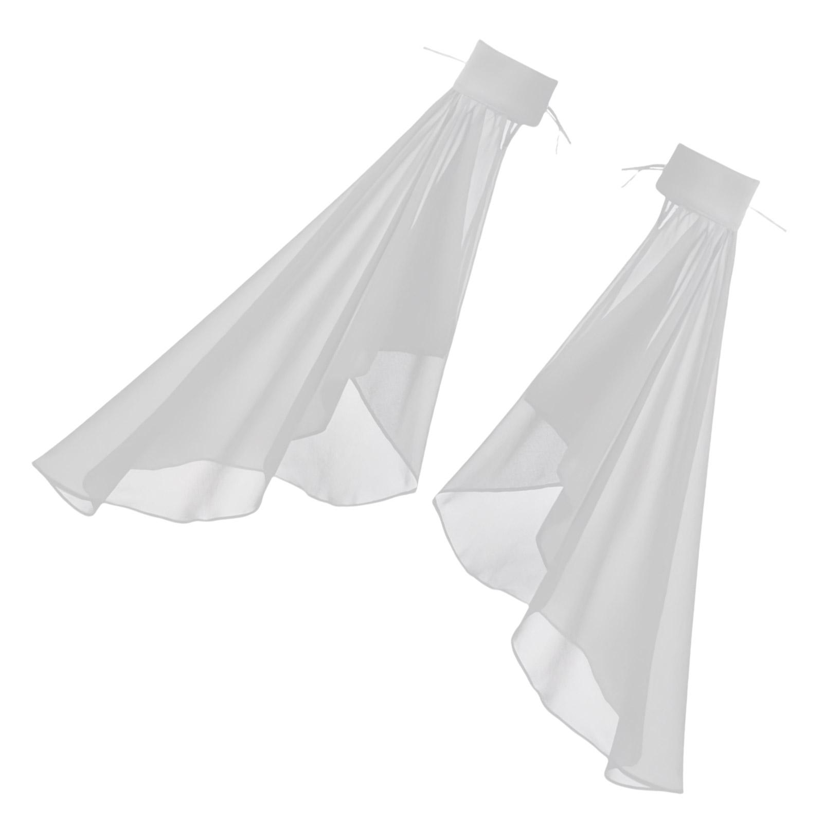 

Тюль рукава чехол длинный рукав для свадебного платья платье декоративные рукава рубашка епископ рукав платье декоративный длинный рукав белый