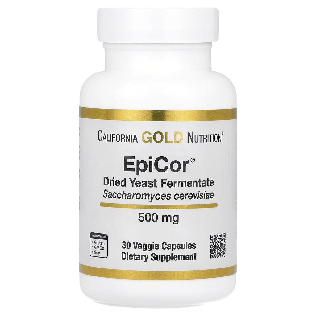 Epicor, Dry Yeast, 500Mg, 30 Veggie Caps