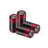 W130Car Accessories Carbon Fiber Wheel Tire Valve Caps Stem Case For Volkswagen Golf Passat Jetta Tiguan Polo GTI Beetle Vento Rline