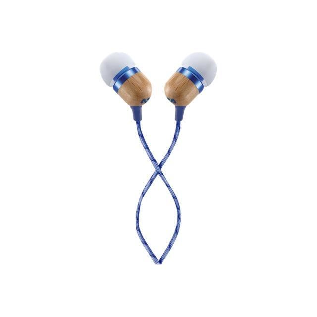 Ecouteurs intra-auriculaire Smile Jamaica - House of Marley - Jack 3,5mm - Isolation acoustique - Bleu