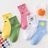 5 Pairs, Women's, Soft Socks, Medium Socks, Letter Socks, Warm Socks, Outerwear, High Socks, Long Socks, Long Socks, Sports Socks