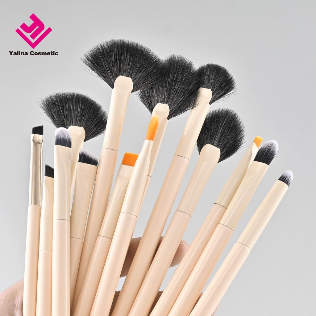 Private Label 42pcs Premium Synthetic Foundation Powder Makeup Brush Set With Bag