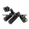 Universal Motorcycle Black Foot Pegs for 32mm (1.25”) Modification
