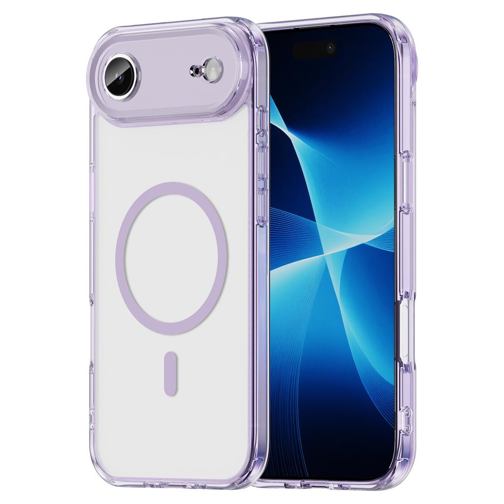 For iPhone Air Phone Case, Magnetic Shockproof Transparent Cover for iPhone Air
