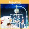 Elegant And High-quality Musical Crib Bed Bell Toy With Rotating Stars And Clouds