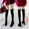Winter 2025 Women's Over-the-Knee Chunky Heel Stretch Boots