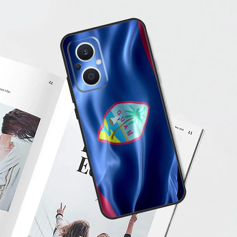 Guam Flag Case For OPPO Reno 15 F 14 13 12 11 10 Pro 14F 13F 12F 11F 8T OPPO Find X9 X8 X5 X6 Pro Cover