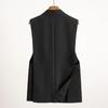 Women's Lapel Single-Button Commuter Vest