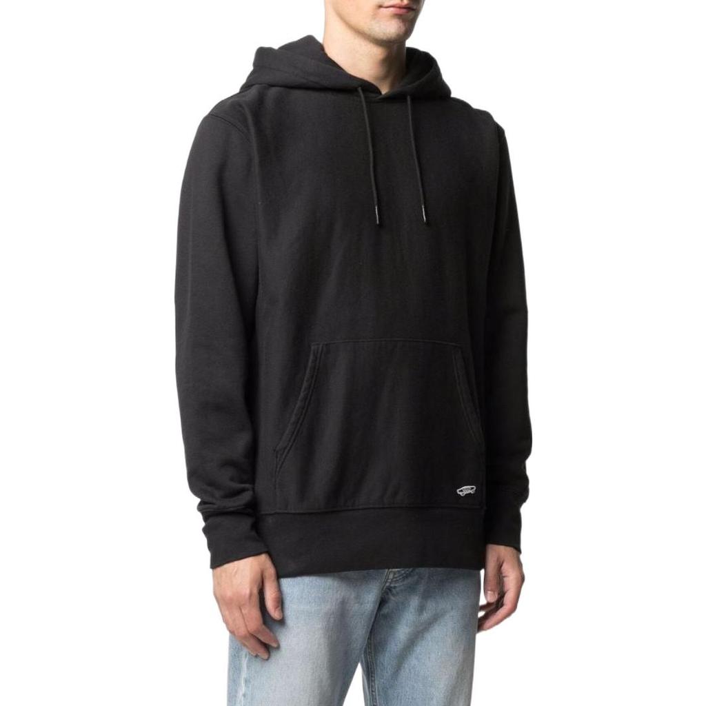 Vans Sweat à capuche Pullover Couleur Unie Logo Brodé Manches Longues Sweat-shirt Homme sweatshirt Noir VN0A5E1OBLK