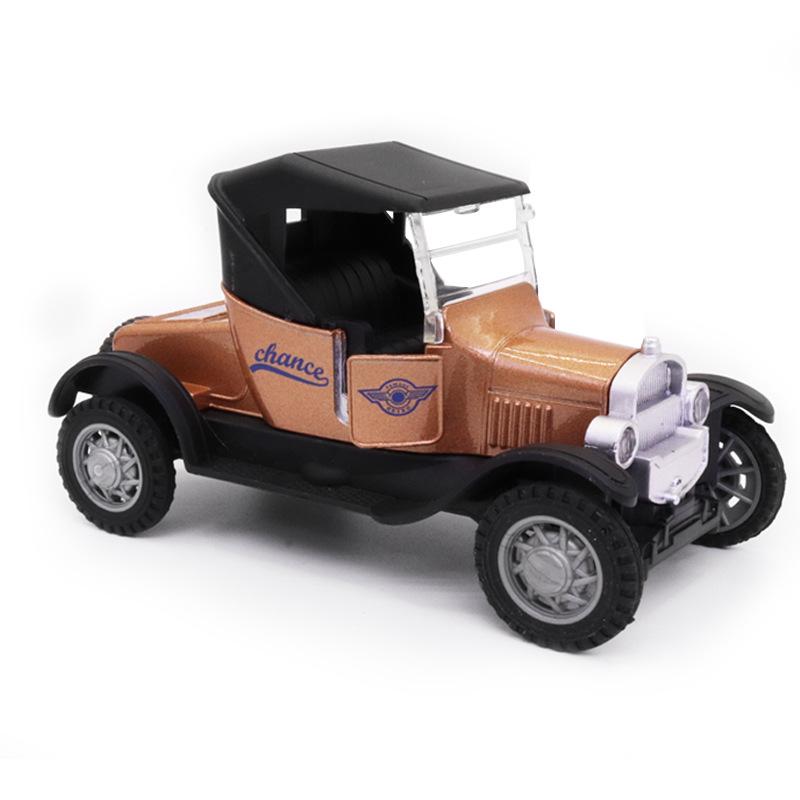 

1:32 Винтажные Классические Модели Автомобилей Мальчик Подарок На День Рождения Развивающие Игрушки коричневый