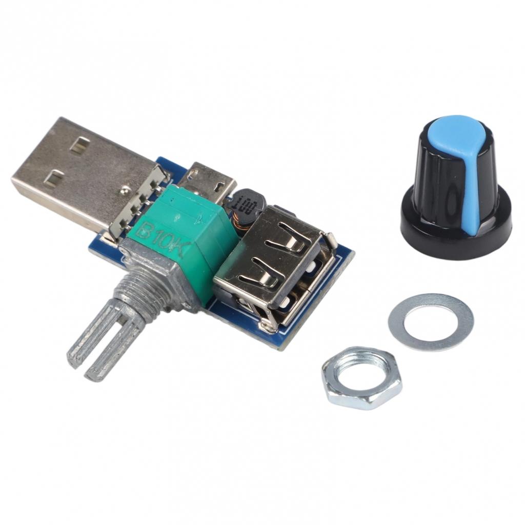 Luftmengenregler 5W Geschwindigkeitsregler USB Lüfterdrehzahlregler
