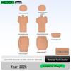XPeng GX Universal Seat Cushion: Breathable, Ventilated, All-Season Car Seat Cover.