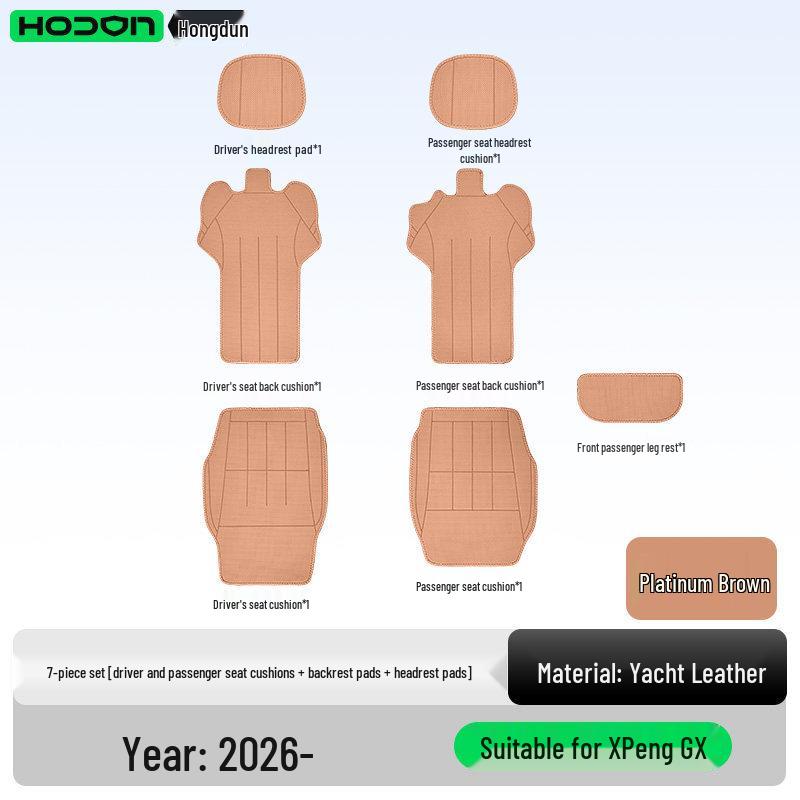 XPeng GX Universal Seat Cushion: Breathable, Ventilated, All-Season Car Seat Cover.