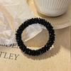 2pcs Exquisite Crystal Beaded Hair Ties for Women, Bun Style, Elegant Bracelet, Rhinestone Ponytail Holders, Hair Additions, Elastic Bands