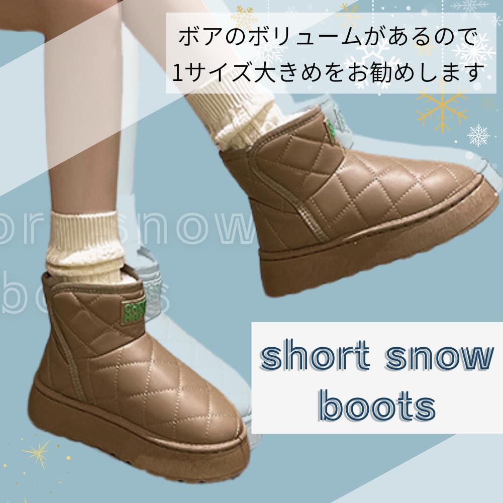 ALVEIN Snow Outdoor Cold Solid Japanese Shoe Women's Boots, Shoes, Fleece-Lined, Trekking, High-Top, Waterproof, Weather, Color, Abrasion-Resistant,