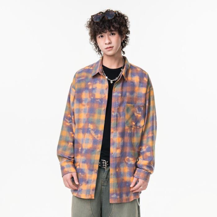 New Japanese Mid-length Shirts for Spring Wear New Men's Fashionable Casual Shirts