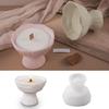 Reusable Goblet Sturdy Silicone Mould Home Accessory Decoration for Customes Candle Creation Portable for Gifts