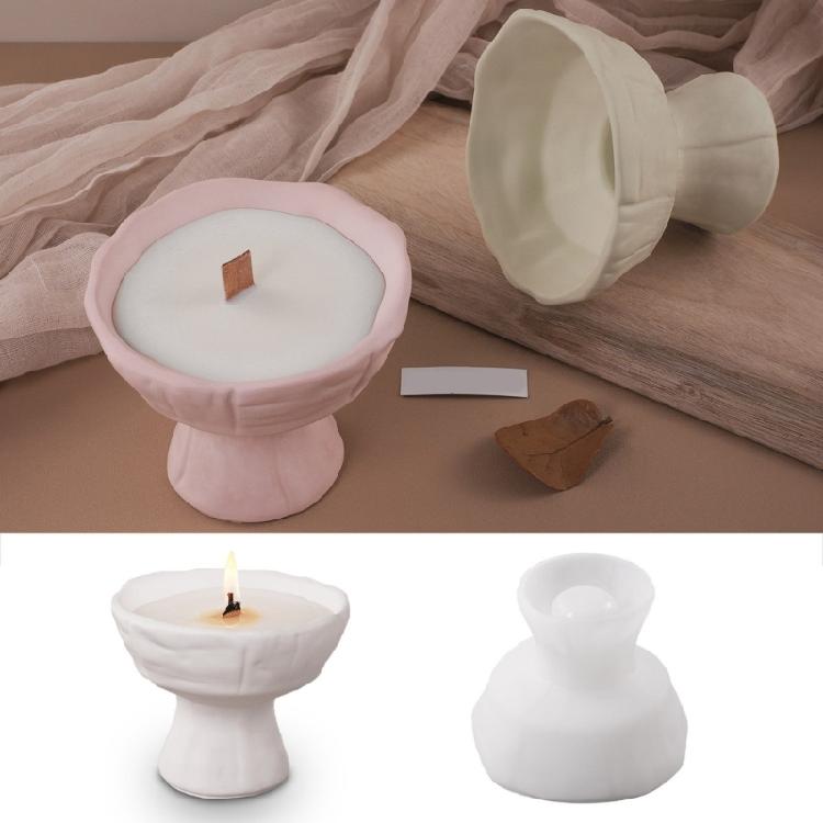 Reusable Goblet Sturdy Silicone Mould Home Accessory Decoration for Customes Candle Creation Portable for Gifts