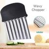 Stainless Steel Potato Chip Slicer Thickened Crinkle Cutter Potato Cutter  Vegetable Processing