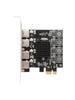 Pcie To 4-port Usb3.0 Adapter Card 4 Ports Usb 5Gb PCI-E 1X Pansion for Desktop PC Computer No Ternal Power Supply