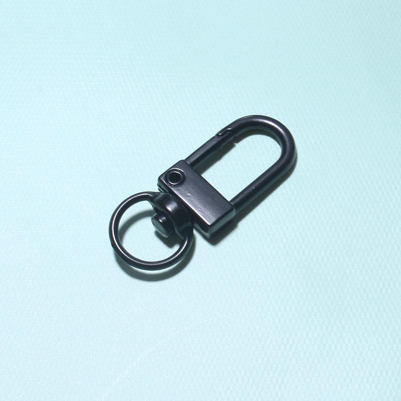 Handmade U-Shaped Painted Door Buckle Keychain Spray Paint DIY Accessory Pendant