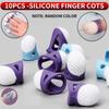 10PCS/5PCS Silicone Finger Cover - Reusable Anti Slip Protector, Suitable for Gaming, Typing, Medical Protection
