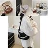 Trendy Fashion Design Single Shoulder Crossbody Bag Simple Stylish 2024 Spring Large Capacity Crossbody Bag