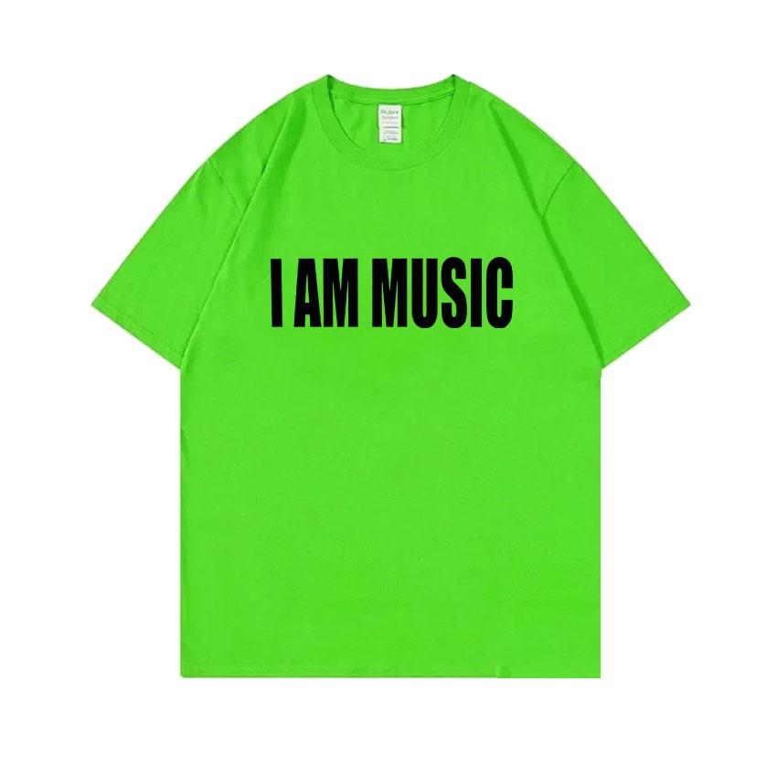 Playboi Carti I AM MUSIC 2025 Album Logo Graphic Print T-shirt Men Fashion Hip Hop Streetwear Unisex Opium Merch Short Sleeve