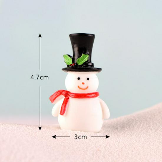 Ornements de Noël à faire soi-même: Mini Figurines & Décorations de Bureau - Poupées Père Noël & Bonhomme de Neige