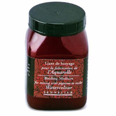 Liant de broyage pour aquarelle - SENNELIER - 200 ml - Consistance miel - Aspect brillant - Film effaçable