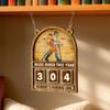 Personalized Hanging Wooden Tracker Plaque Record Hiking Miles Creative Wall Ornament Exquisite Gift For Outdoor Hiking Lovers