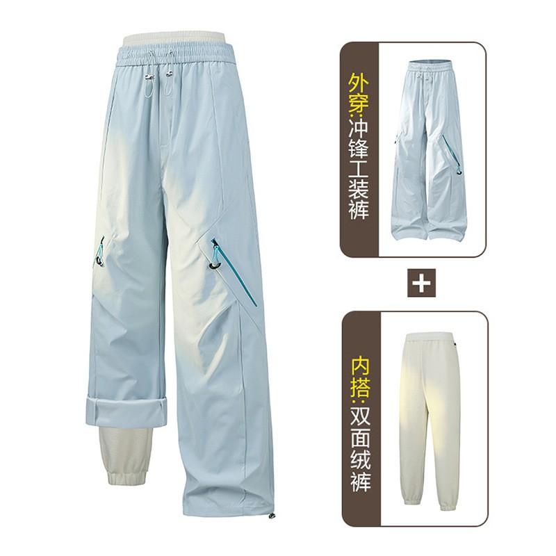 Women Men Waterproof Hiking Pants Outdoor Trail Trousers Quick Dry Breathable Lightweight Mountaineering Cargo