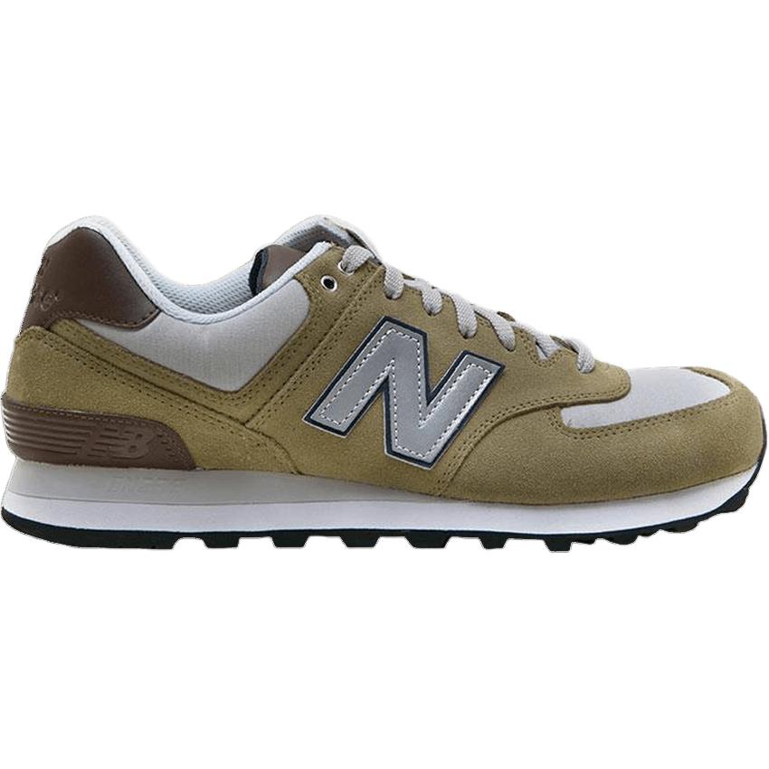 New Balance 574 Olive Brown Men Sneakers Green ML574BCE