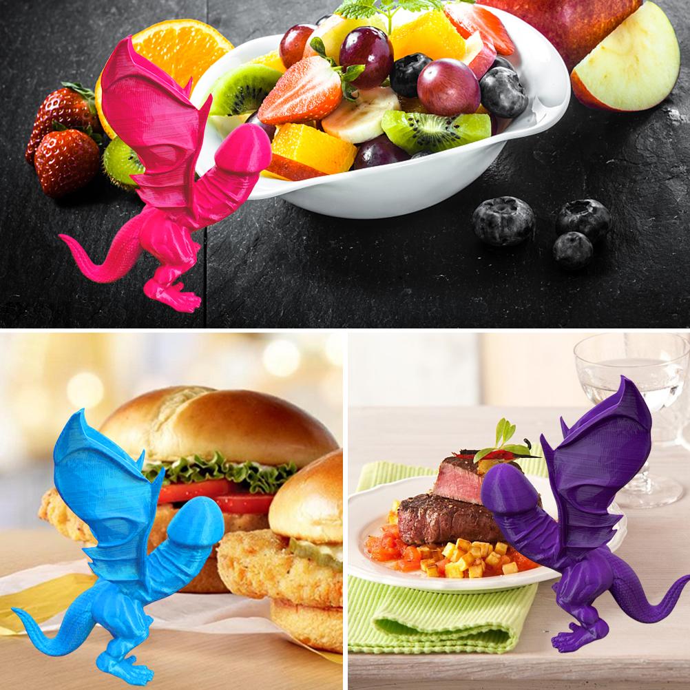 15cm Resin Dinosaur Figurine Funny Dinosaur Statue Ornament Sculpture for Single Wedding Party Decor