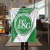 St. Gallen Voetbalclub Print Flanellen Deken, Hoge Kwaliteit Comfortabel voor Alle Seizoenen, Woondecoratie, Warmte en Comfort