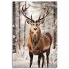 Canvas Print, Reindeer In the Forest