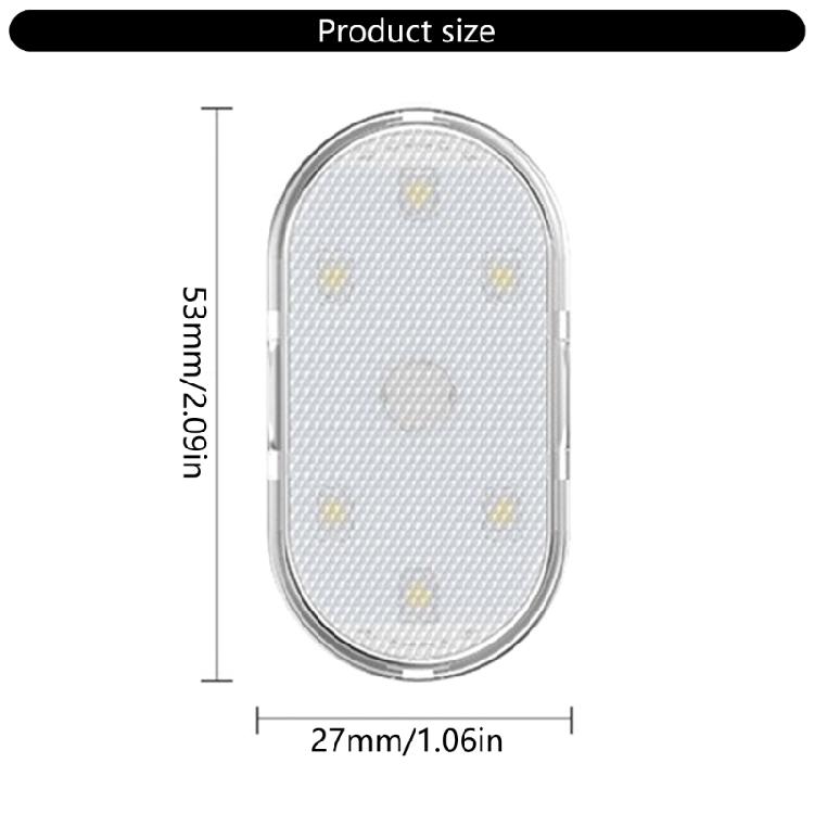 Multifunctional Car Interior LED Light with Touch Sensitivity and Multiple Color Settings for Enhanced Vehicle Ambient