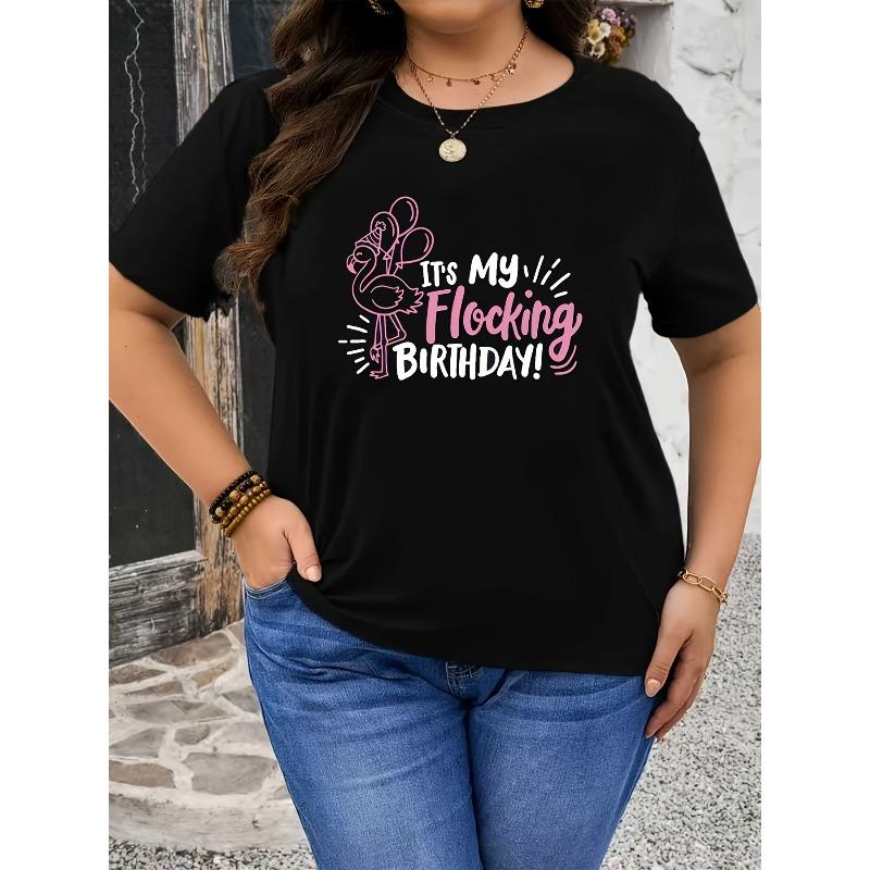 

WOMEN S T-Shirt, Black Short Sleeve Crew Neck Printed Tee - Machine Washable,Comfortable Fit, Fashionable Design, Versatile for Daily Wear S чёрный