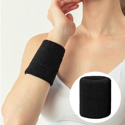 Wrist Sweatband Super Soft High Elastic Sweat Absorbing Quick-Dry Athletic Exercise Wristband Wrist Wrap