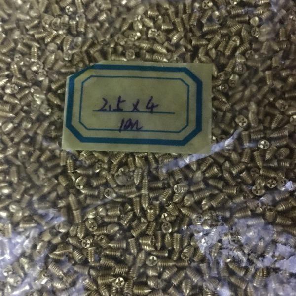 Copper & Brass Machine Set Screws (M2, M2.5, M3, M4) Headless