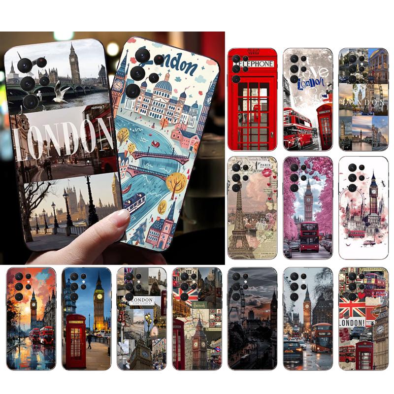 London aesthetics Phone Case For Samsung Galaxy S25 S24 S23 S22 S21 Ultra S24 S23 S22 S21 S25 Plus S24 S25 FE