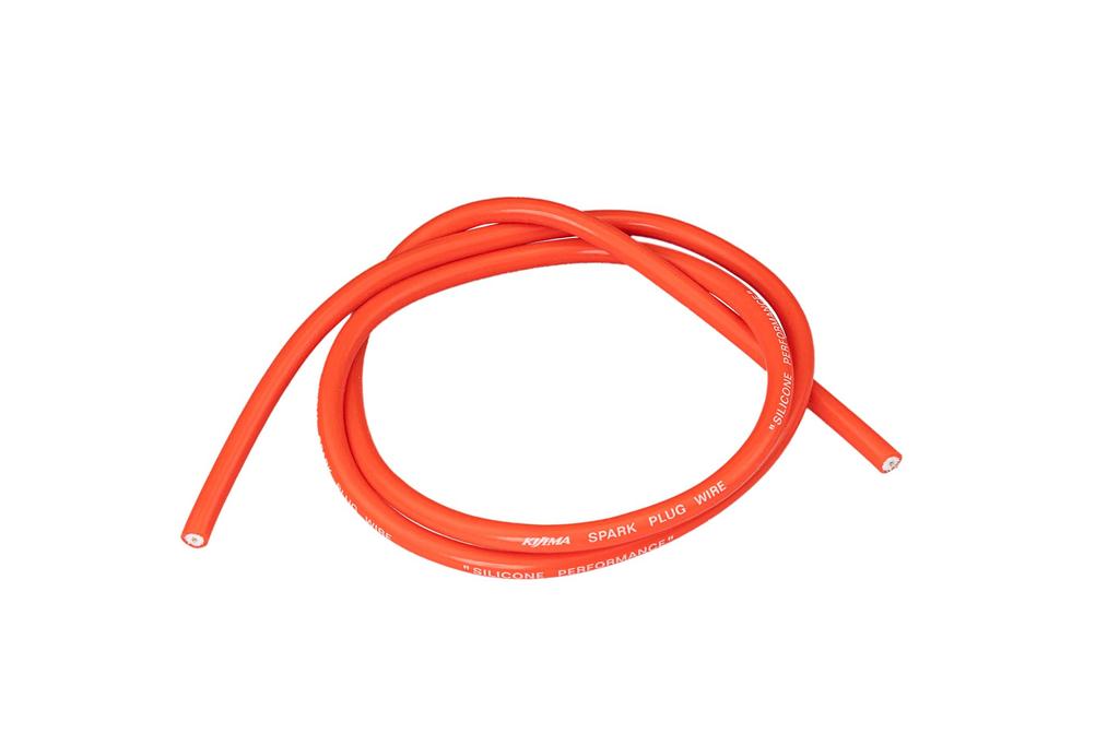 Kijima Bike Parts Silicone Cord Length 1m Leakage Prevention Red