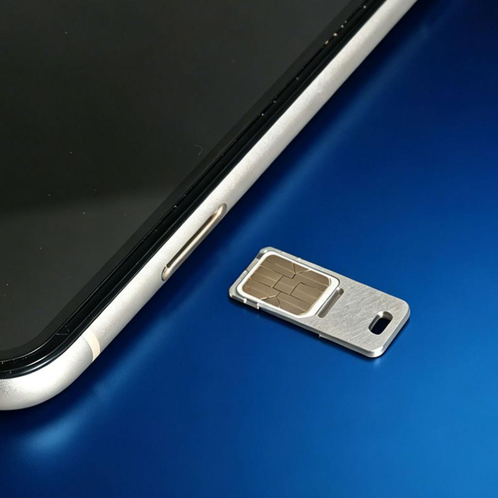 SIM Card Tray for iPhone 12, Dual-SIM/single-SIM Slot, Replacement SIM Card Reader Slot, Made of Aluminum Alloy