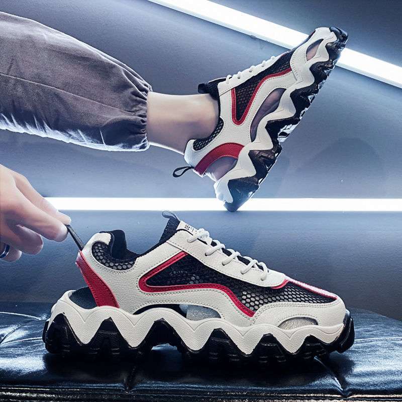 Cezun Sandals Men's 2025 New Summer Trend Casual Sports Dad Shoes Wear Beach Hole Shoes Men