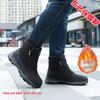 Men's Warm Snow Boots with Side Zipper
