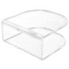 Modern Look Acrylic Napkin Holder U-shape Transparent Napkin Rack Premium Creative Storage Stand Restaurant Use