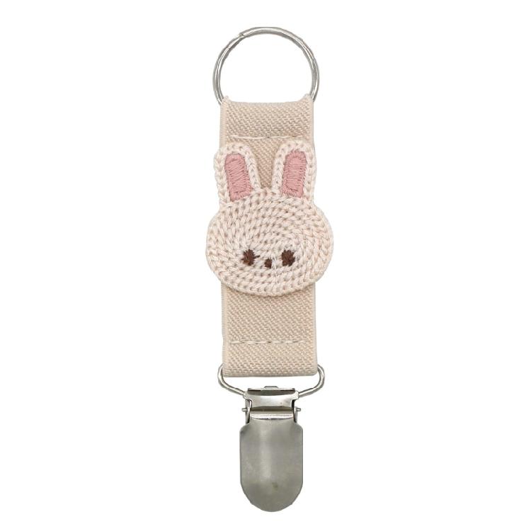 Rabbits Shape Hat Clip Antiskid Bag Clip Lovely Bunnies Animals Hat Clip Suitable for Various Head Sizes