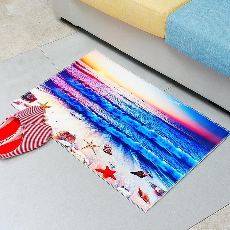 Home Cartoon Door Mat 3D Carpet 3D Print Carpet Home Bathroom Anti Slip Floor Mat Door Mat