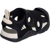 Adidas Starstride Comfortable Slip Resistant Durable Quick Dry Low Top Walking Shoes Baby Shoes Black KI6483