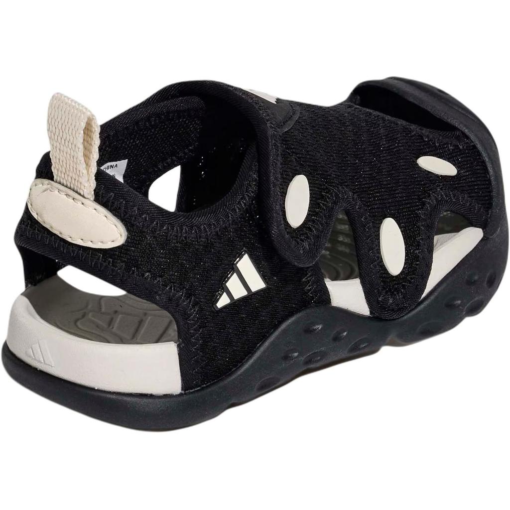 Adidas Starstride Comfortable Slip Resistant Durable Quick Dry Low Top Walking Shoes Baby Shoes Black KI6483